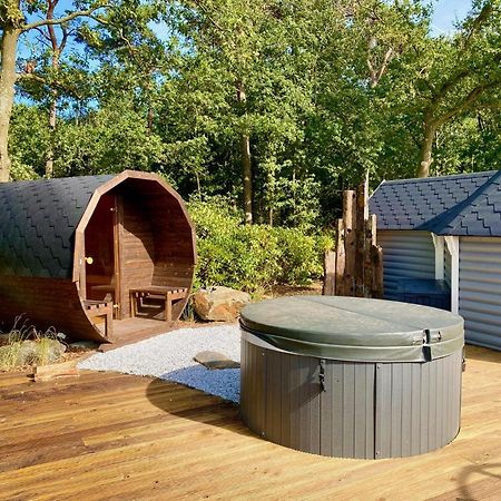 Luxe Finse Kota Met Jacuzzi En Saunabarrel De Zandhoef 일서 외부 사진